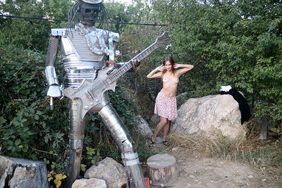 Valentina K in Abandoned City Princess from Nude In Russia