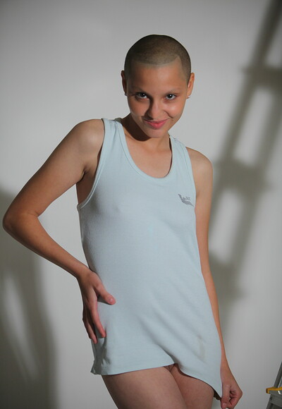 Emma S in Bald Miracle from Stunning 18