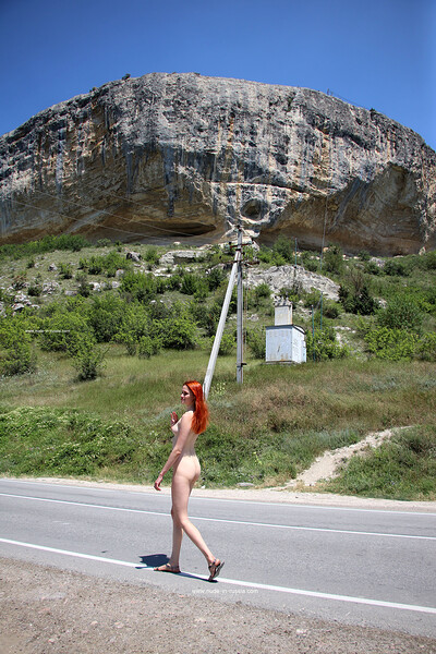 Angelina A in Auburn Beauty from Nude In Russia