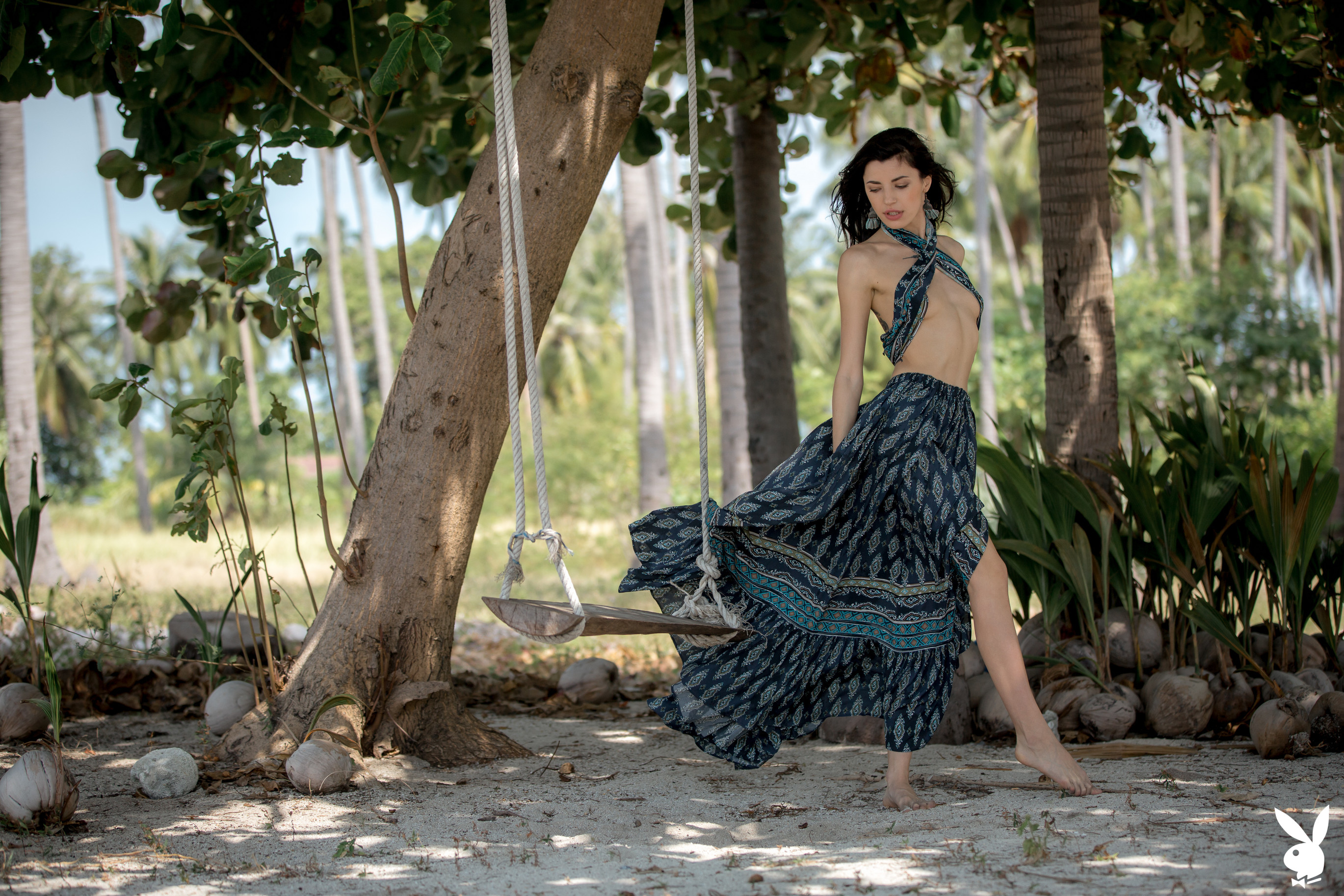 Oksana Oksi in Playboy set Blissful Breeze