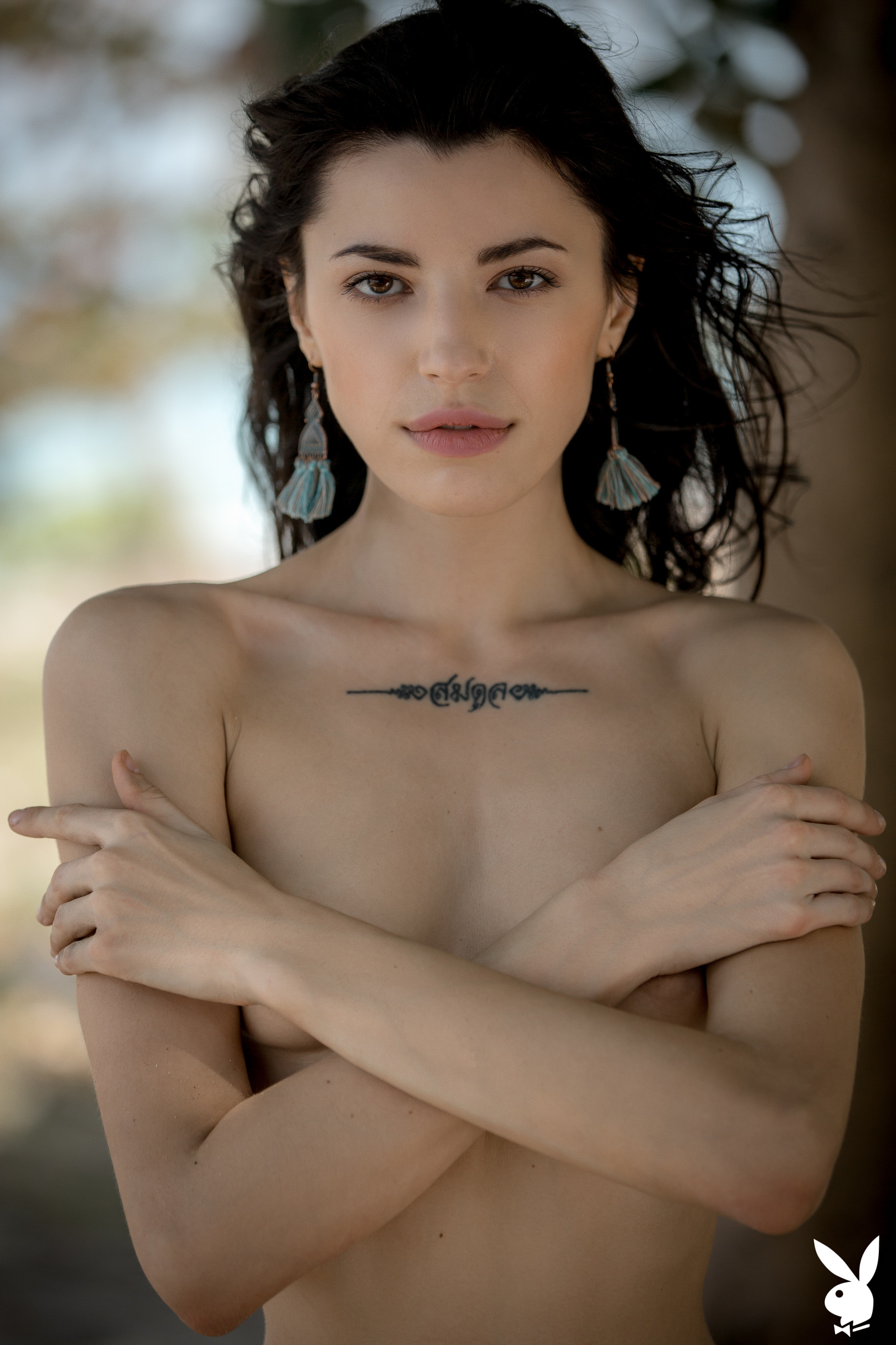 Oksana Oksi in Playboy set Blissful Breeze