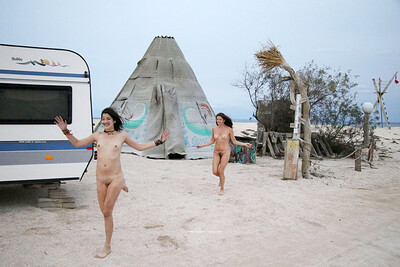 Lena W and Katja P in Nomad Fun from Nude In Russia