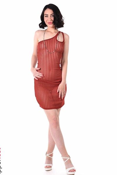 Vivian Grace in See Thru Stripes from Istripper