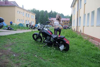 Eva in Biker Romance from Nude In Russia