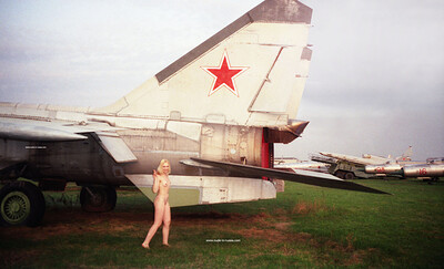 Elsa in Airstrip Nudity from Nude In Russia