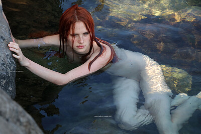 Angelina A in Mermaid In Shallows from Nude In Russia