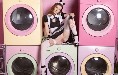 Emily Bloom in Laundromat from Emily Bloom