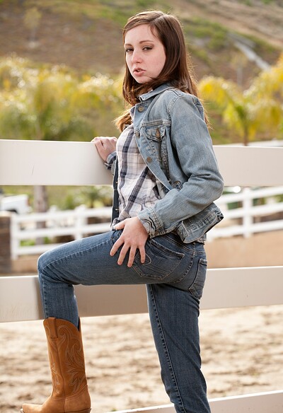 Ally Evans in Country Girl from Denudeart