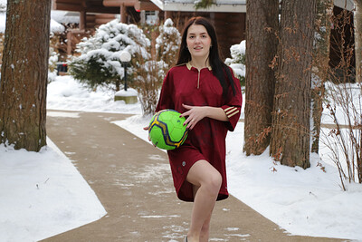 Alena M in Snow Games from Nude In Russia