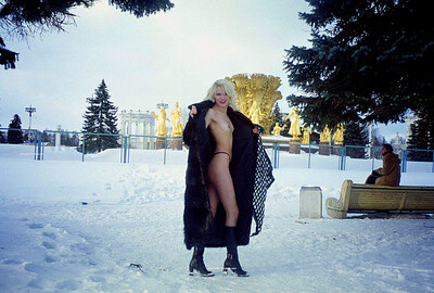 Veta in Flashing Queen from Nude In Russia