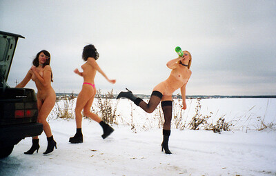 Bagira and Elsa in Festive Spirit from Nude In Russia