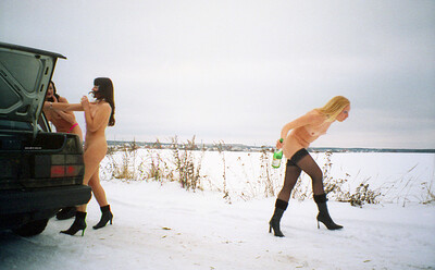 Bagira and Elsa in Festive Spirit from Nude In Russia