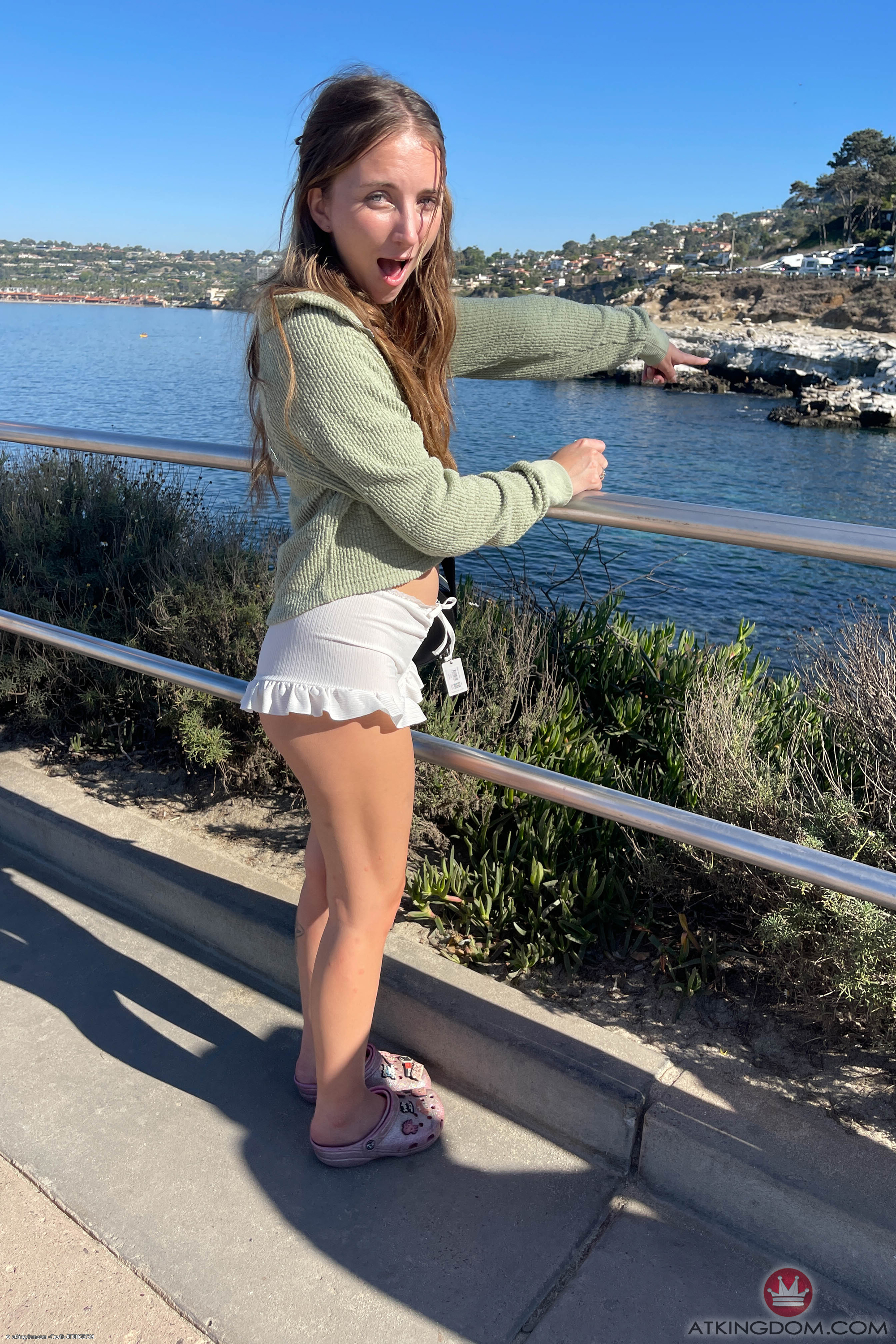 Macy Meadows in ATK Petites set Walk In The Park