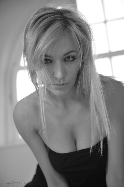 Hayley Marie Coppin in Black And White from Hayleys Secrets