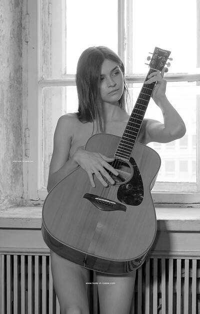 Jana in Guitar Girl from Nude In Russia