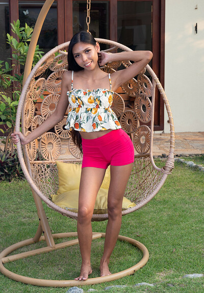 Allie Asia in Allie Asia Gets Naked In Her Swing from Teen Dreams