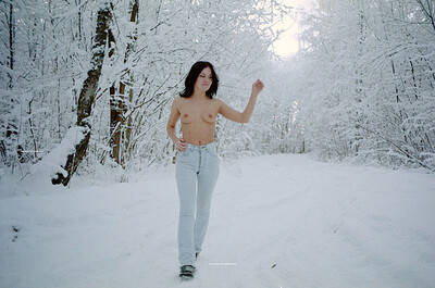 Lia in Snow Cutie from Nude In Russia