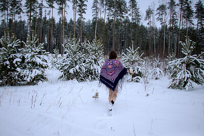 Irma in Snow Beauty from Nude In Russia