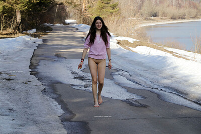 Katja P in Natural Walk from Nude In Russia