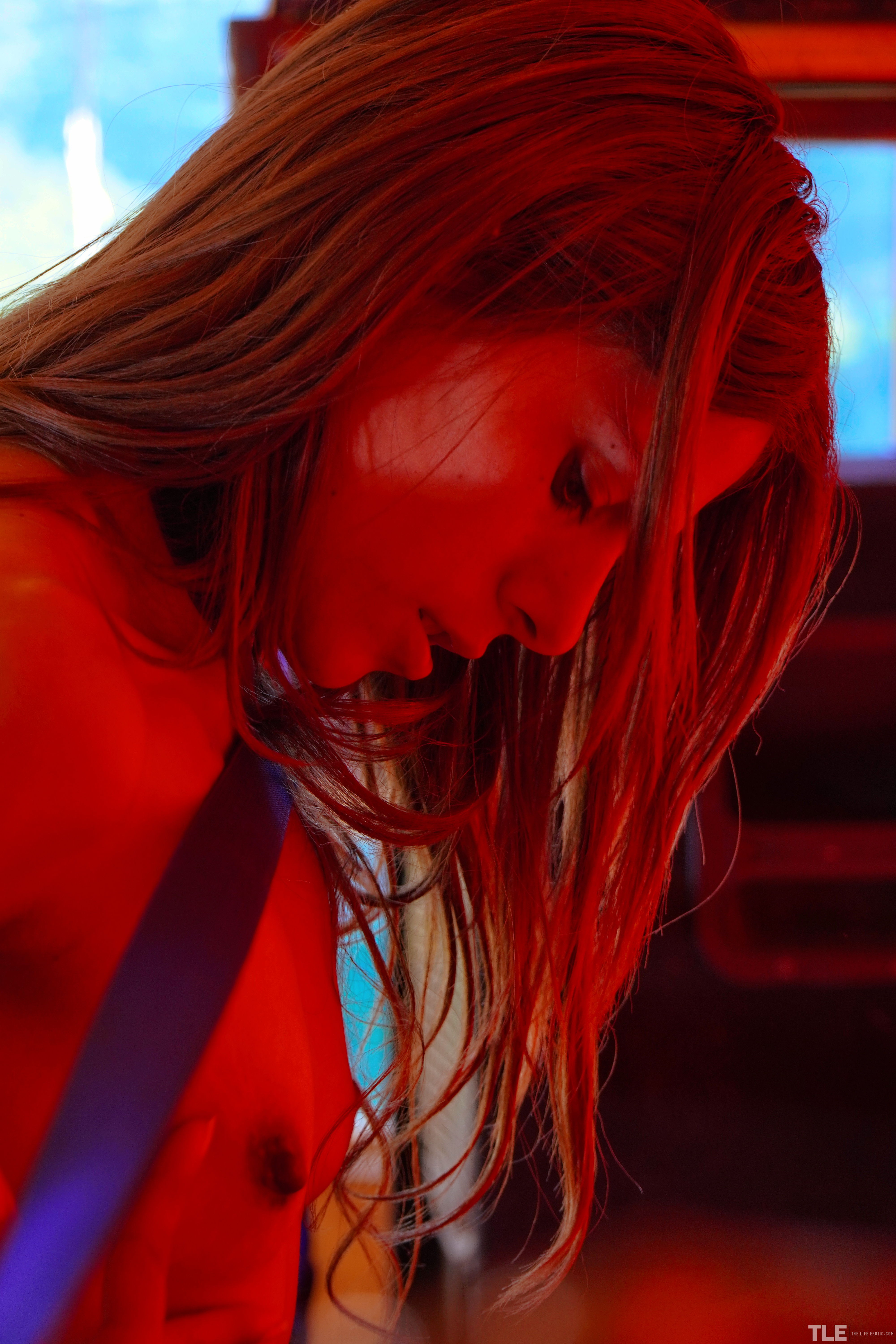 Paloma D in The Life Erotic set Red Blue 1