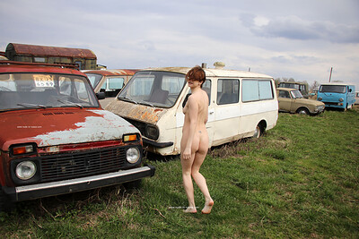 Atisha in Old Car Lane from Nude In Russia