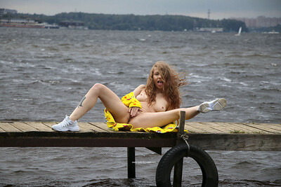 Eva in Windy Day from Nude In Russia