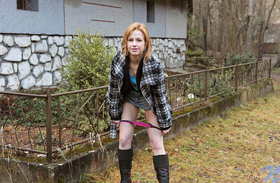 Deina in Cummingoutside from Nubiles
