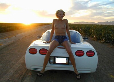 Megan in Corvette from Nubiles