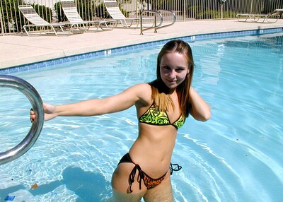 Lilian in Pool from Nubiles