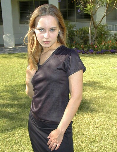 Lilian in Garden from Nubiles