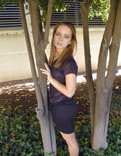 Lilian in Garden from Nubiles