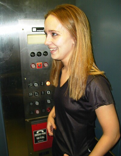 Lilian in Elevator from Nubiles
