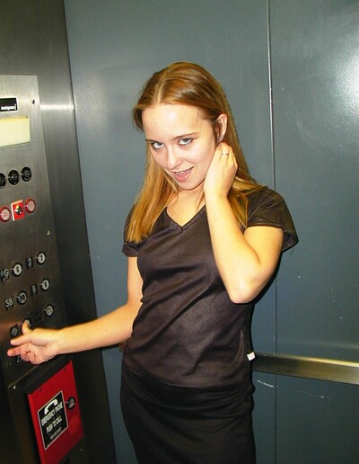 Lilian in Elevator from Nubiles