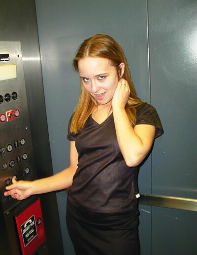 Lilian in Elevator from Nubiles