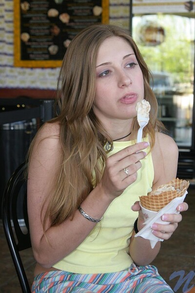 Lisa in Ice cream from Nubiles
