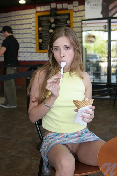 Lisa in Ice cream from Nubiles
