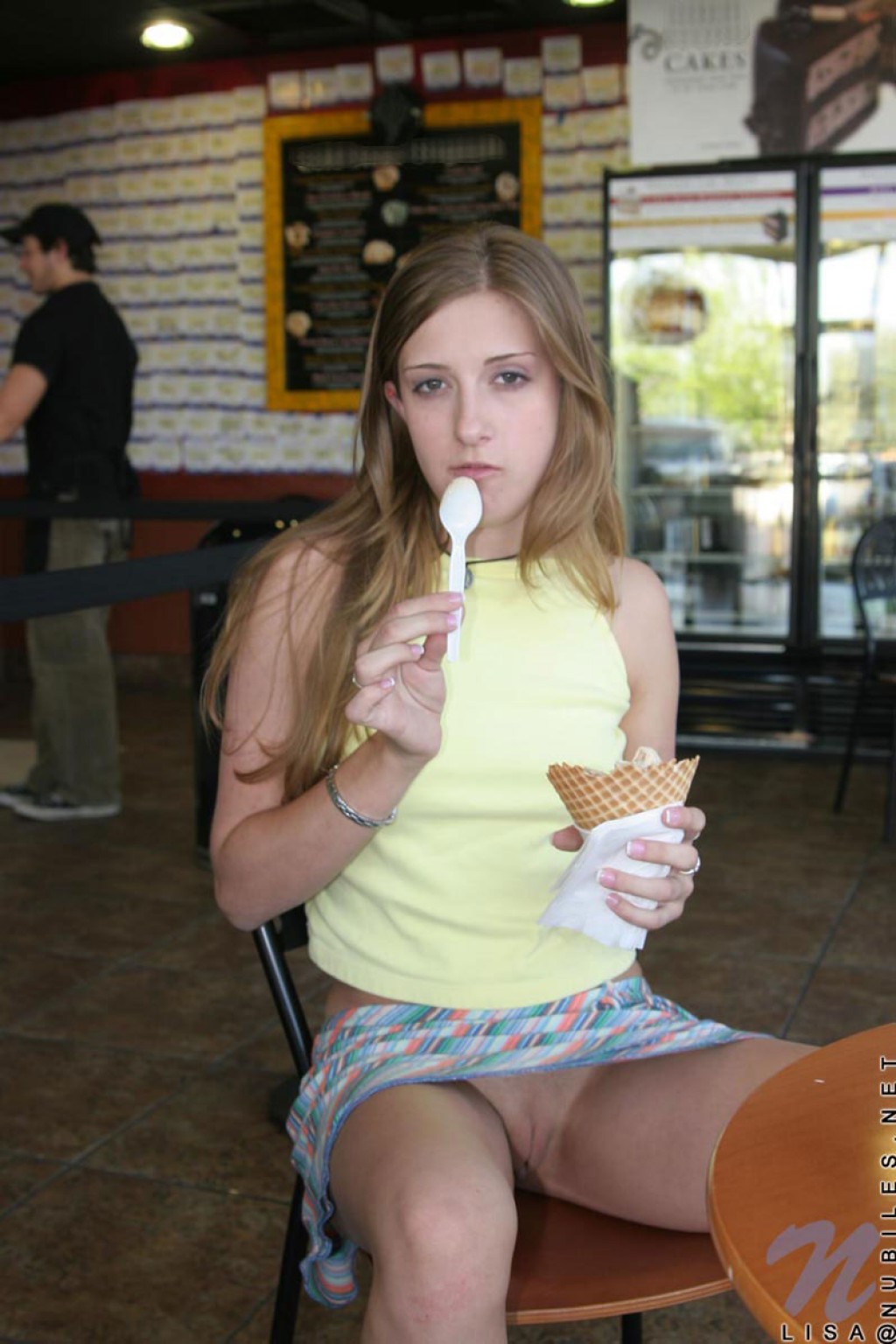 Lisa in Nubiles set Ice cream