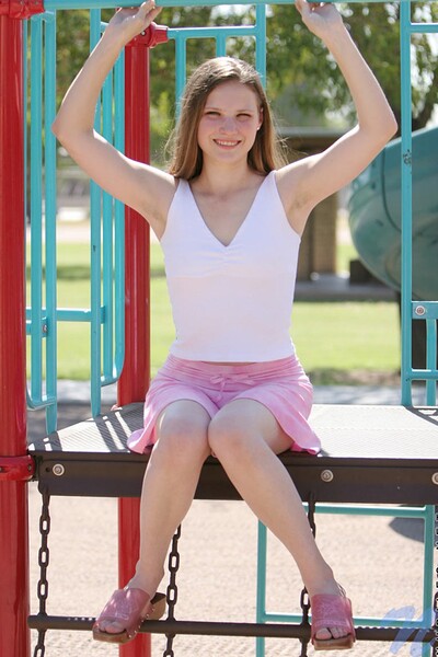 Jules in Playground from Nubiles