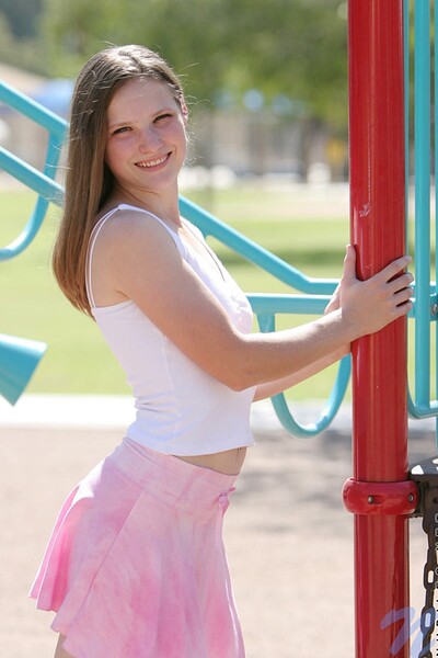 Jules in Playground from Nubiles