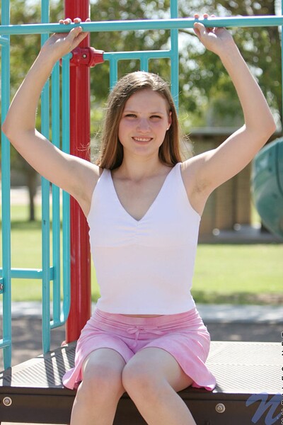 Jules in Playground from Nubiles