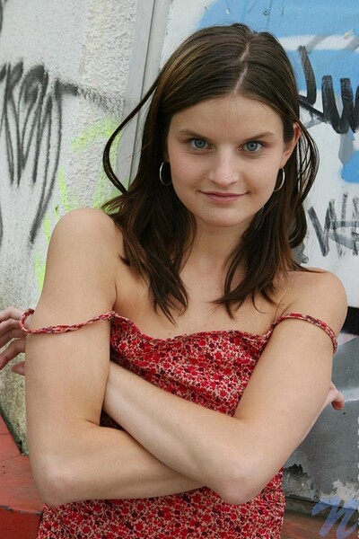 Carolina in Busstop from Nubiles