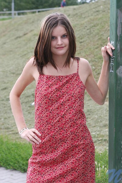 Carolina in Busstop from Nubiles