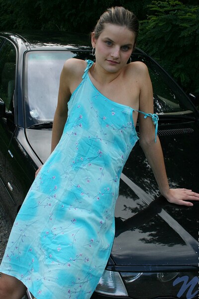 Carolina in Carhood from Nubiles