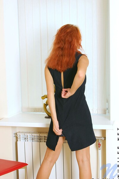 Dasha in Blackdress from Nubiles