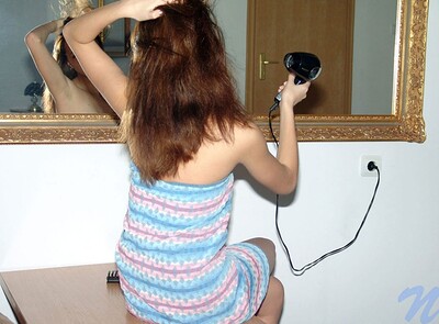 Malvina in Nude mirror from Nubiles