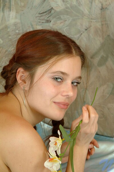Synthia in Flower lingeries from Nubiles