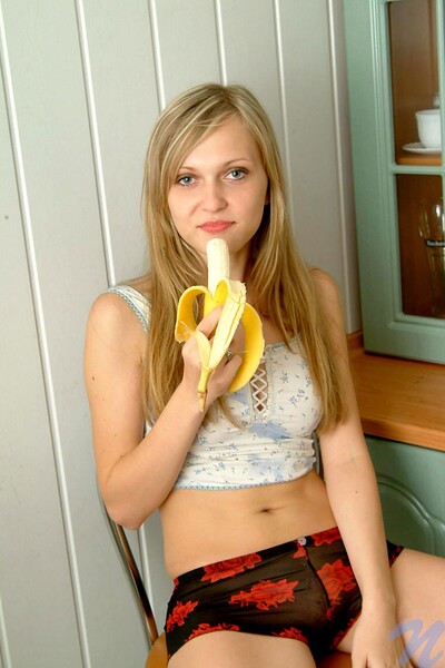 Kirsten in Banana pics from Nubiles