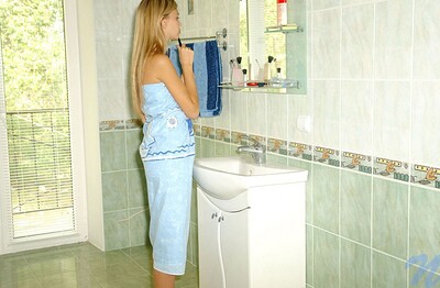 Katrina in Restroom from Nubiles