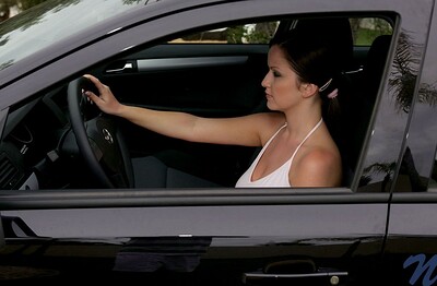 Louise in Outdoor suv show from Nubiles