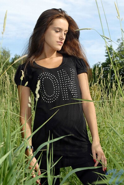 Nika in Wild grass from Nubiles